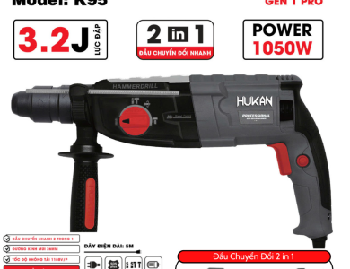 Máy khoan đục bê tông 3 chức năng(GEN 1 PRO) HUKAN  K95 