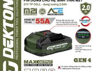 Pin 21V 2.0Ah Dekton M21-B2055PROMAX (ACE)