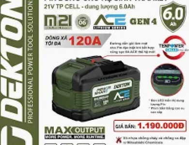 Pin 21V 6.0Ah Dekton M21-B6095A