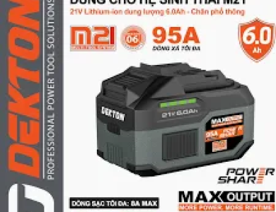 Pin 21V 6.0Ah Dekton M21-B6095A