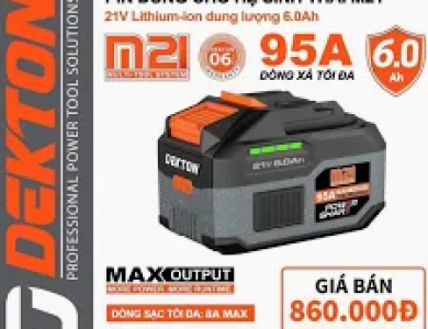 Pin 21V 6.0Ah Dekton M21-B6095A