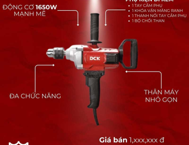 Máy khoan 1650W 16mm KJZ04-16 – DCK