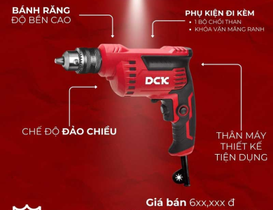 Máy khoan 600W 10mm KJZ05-10B – DCK