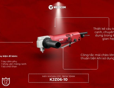 Máy khoan góc 380W 10mm KJZ06-10 – DCK