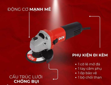 Máy mài góc 710W 115mm DCK KSM02-115 (công tắc cạnh) 