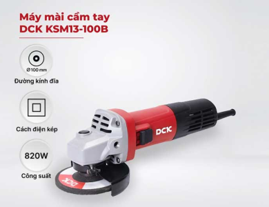 Máy mài góc 820W 100mm DCK KSM13-100B (công tắc cạnh)