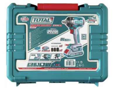 Máy vặn vít và bu lông dùng pin 20V Total TIWLI20236 (2 Pin 2.0Ah, 1 Sạc)
