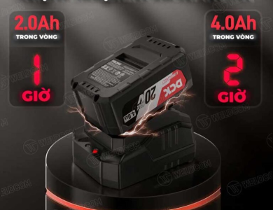 Đế sạc 2A cho pin 20V DCK FFCL20-02