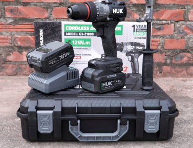 Máy khoan pin Hukan G3-Z1800 ( có khóa trục )