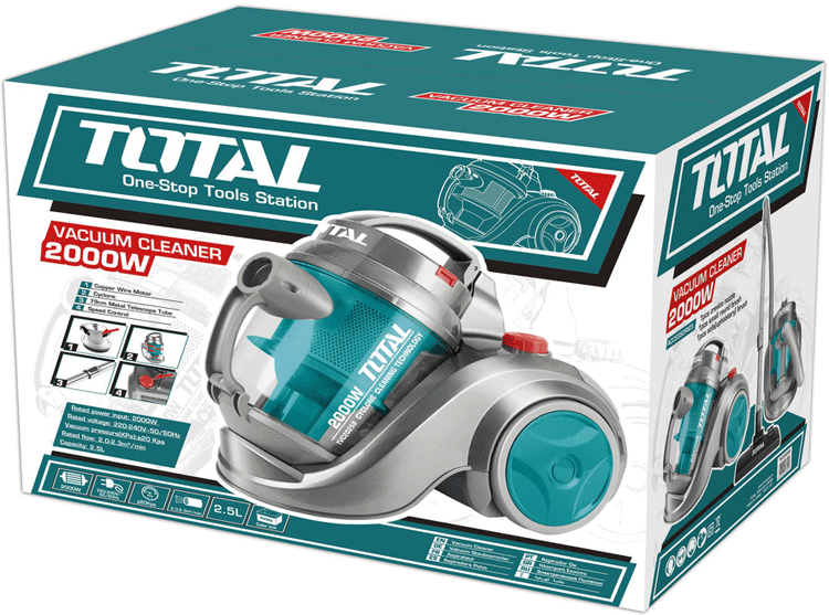 Máy hút bụi cầm tay 2.5 lít Total TVC20258
