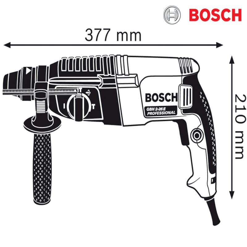 Máy khoan búa Bosch GBH 2-26 E