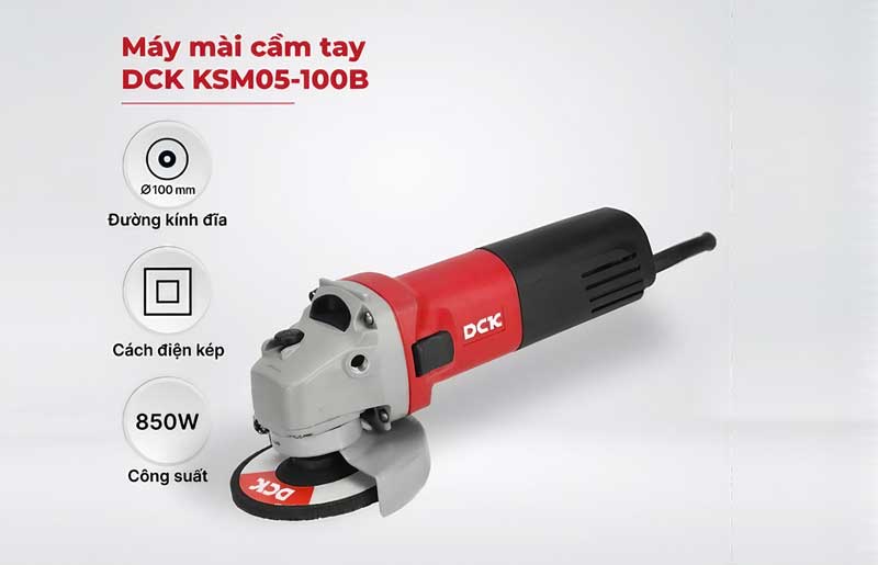 Máy mài góc 850W 100mm DCK KSM05-100B (công tắc cạnh)