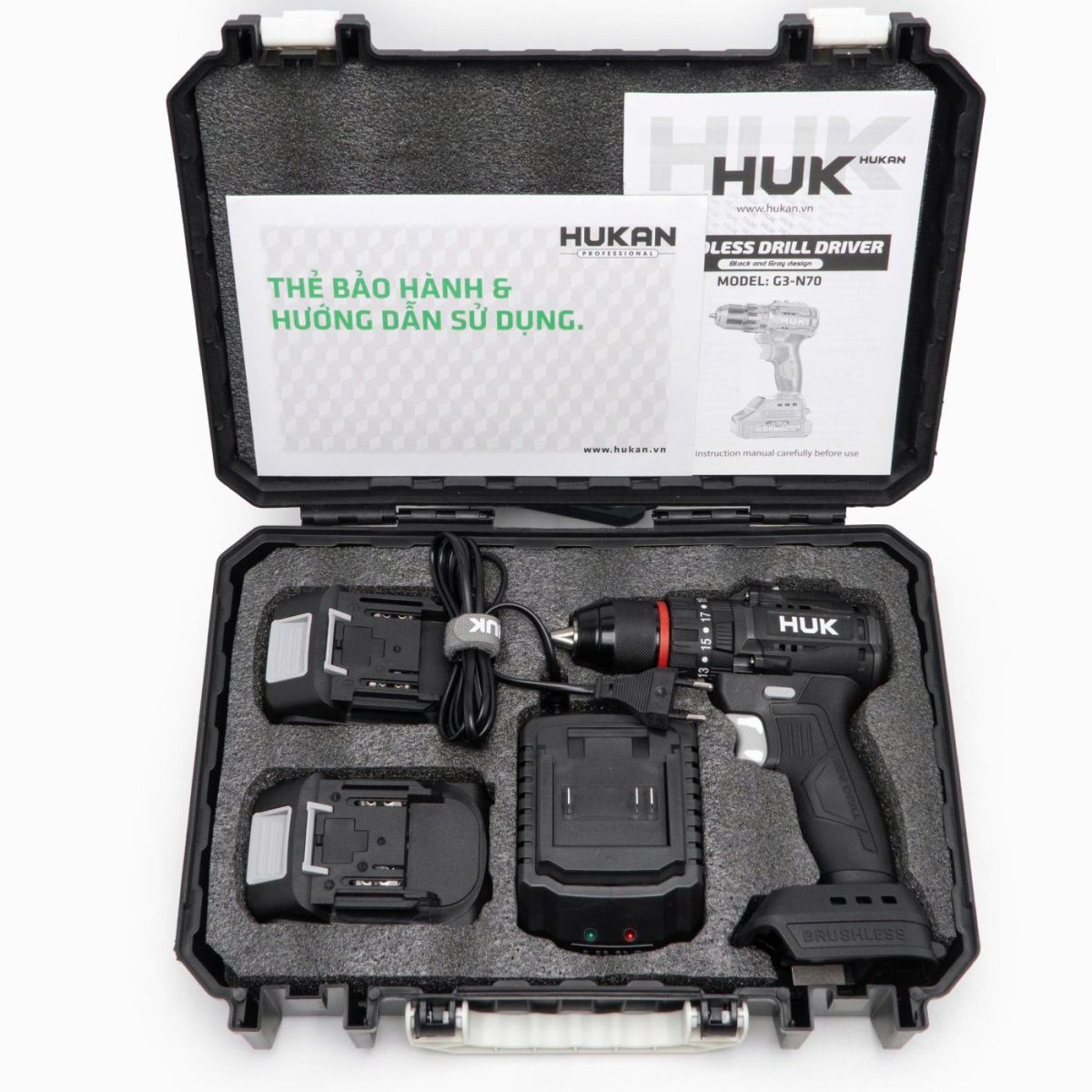 Máy khoan pin Hukan (GEN3) G3-N70