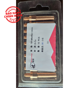 Bép hàn CO2 M6x45x1.0 E-Cu Black wolf