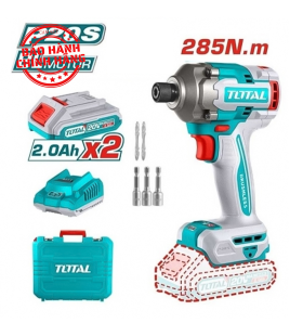 Bộ máy vặn vít 285Nm dùng pin 20V Total TIRLI2028