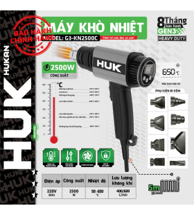 Máy khò nhiệt 2500W Hukan G3-KN2500C Gen 3 ( 650 độ C )