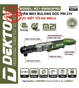 Máy Siết Bu Lông Góc Dekton M21-RW90XPRO