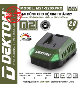 Đế sạc pin M21 Dekton M21-S20XPRO