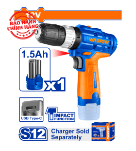 Máy khoan búa dùng pin Lithium-ion 12V WadFow WCDS540