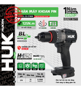 Thân máy khoan pin Hukan G3-Z1800 (Body)