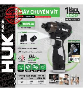 Máy chuyên vít búa Hukan (Gen 3) G3-V180LUX