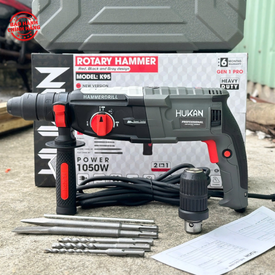 Máy khoan đục bê tông 3 chức năng(GEN 1 PRO) HUKAN  K95 
