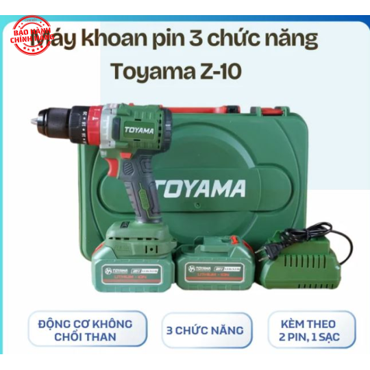 Máy khoan pin Toyama Z-10 Pro (đầu cặp 13mm) - hàng chính hãng