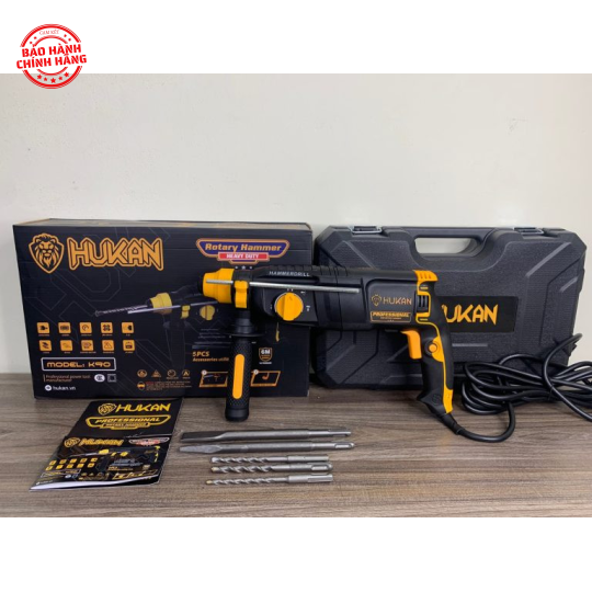 Máy khoan bê tông 3 chức năng Hukan K90