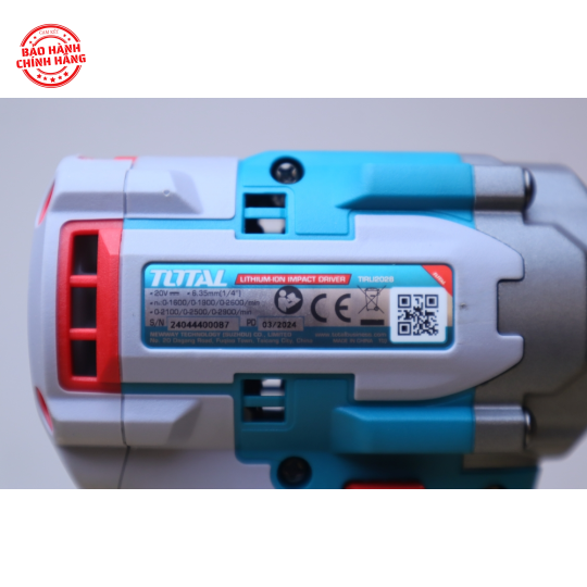 Bộ máy vặn vít 285Nm dùng pin 20V Total TIRLI2028