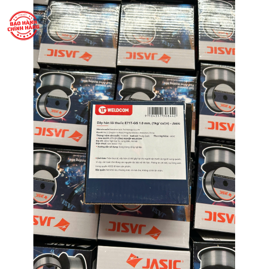 Dây hàn lõi thuốc JASIC  E71T-GS 1.0 mm, (1kg/ cuộn)