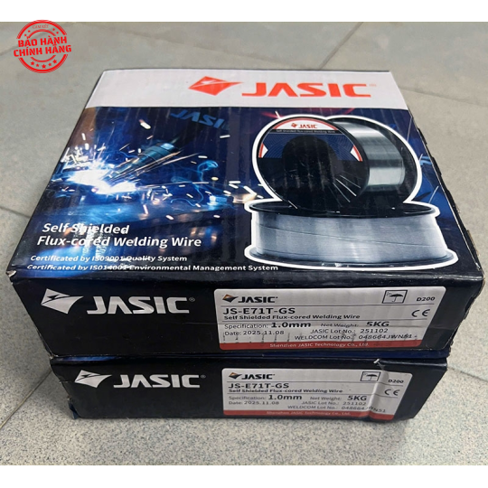 Dây hàn lõi thuốc JASIC  E71T-GS 1.0 mm, (5kg/ cuộn)