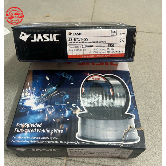 Dây hàn lõi thuốc JASIC  E71T-GS 1.0 mm, (5kg/ cuộn)