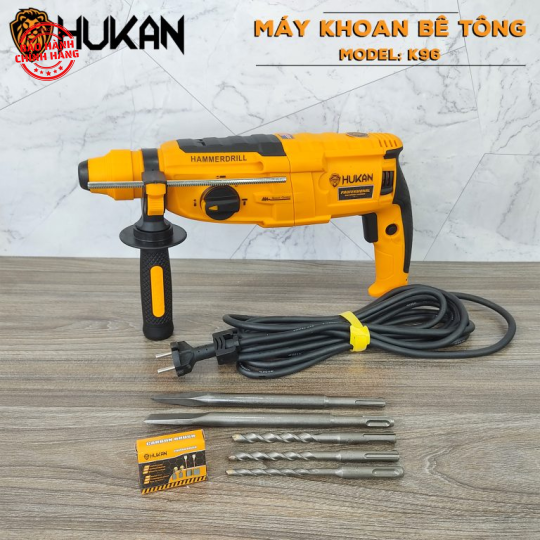 Máy khoan bê tông 3 chức năng Hukan K96