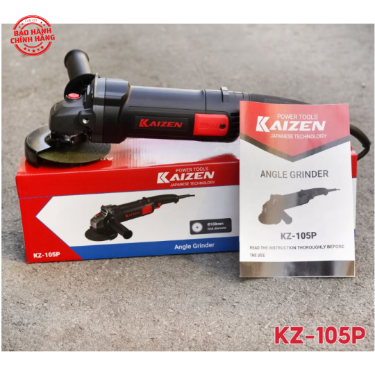 MÁY MÀI KAIZEN CÔNG TẮC BÓP CỠ ĐĨA 100MM BẢN MỚI KZ-105P/KZ105PS