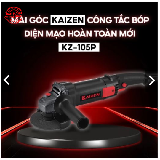 MÁY MÀI KAIZEN CÔNG TẮC BÓP CỠ ĐĨA 100MM BẢN MỚI KZ-105P/KZ105PS