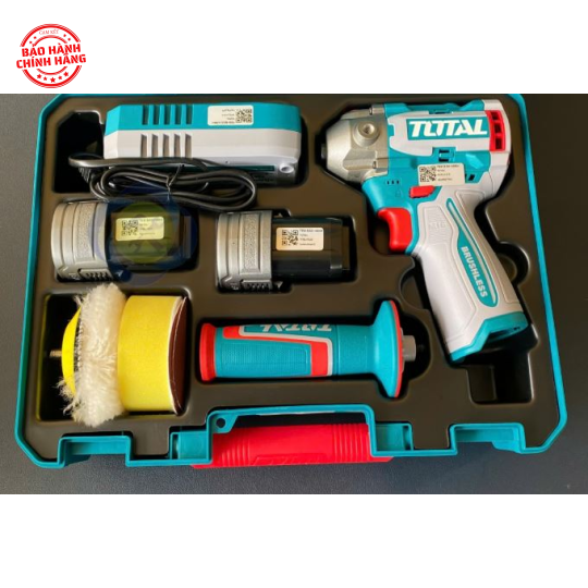 Máy đánh bóng dùng pin 16V TOTAL TAPLI1676 (2 Pin 2.0Ah, 1 Sạc)