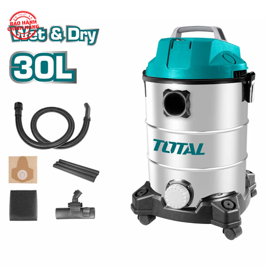 Máy hút bụi khô và ướt 30L Total TVC13301