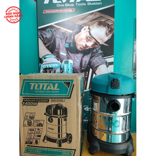 Máy hút bụi khô và ướt 30L Total TVC13301