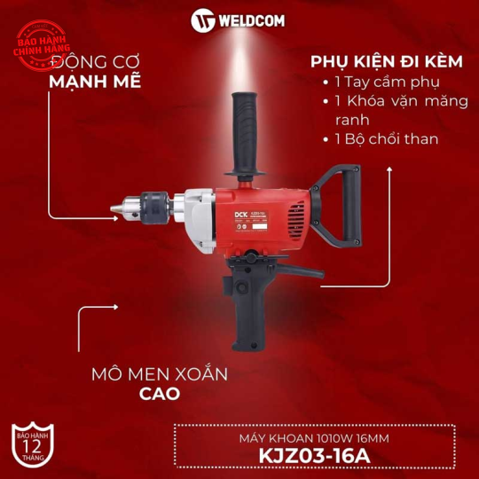 Máy khoan 1010W 16mm KJZ03-16A – DCK