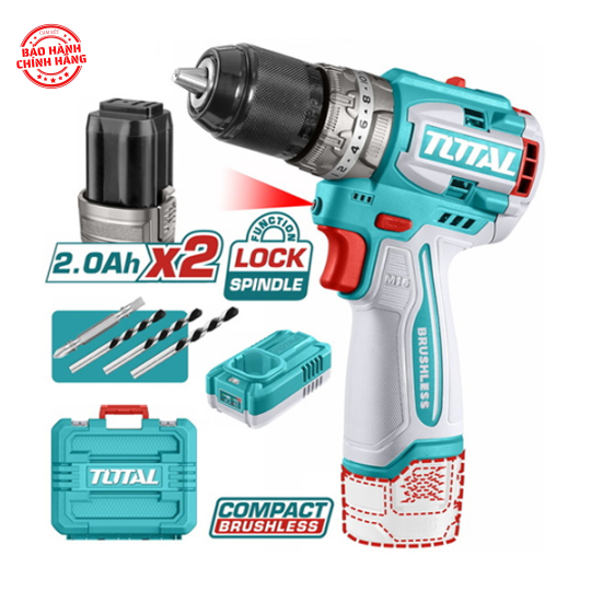 Máy đánh bóng dùng pin 16V TOTAL TAPLI1676 (2 Pin 2.0Ah, 1 Sạc)