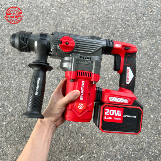 MÁY KHOAN ĐỤC BÊ TÔNG S20 S20 DCD30A Bản 8.0Ah