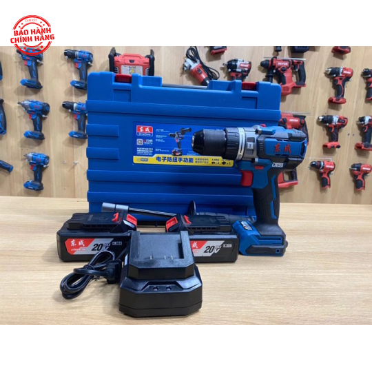 Máy khoan pin 20V DongCheng DCJZ20160i (2 pin 4AH, sạc)