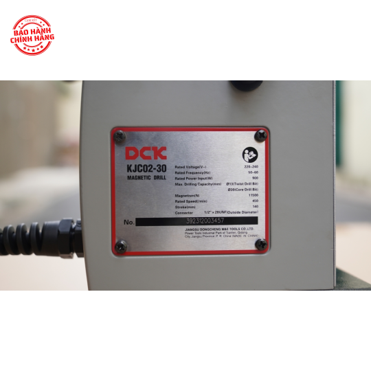 Máy khoan từ 900W 30mm KJC02-30 – DCK