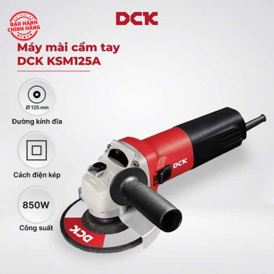 Máy mài góc 850W 125mm DCK KSM125A (công tắc cạnh) 
