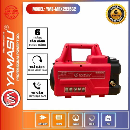 Máy xịt rửa xe cao áp Yamasu YMS-RX2525G2