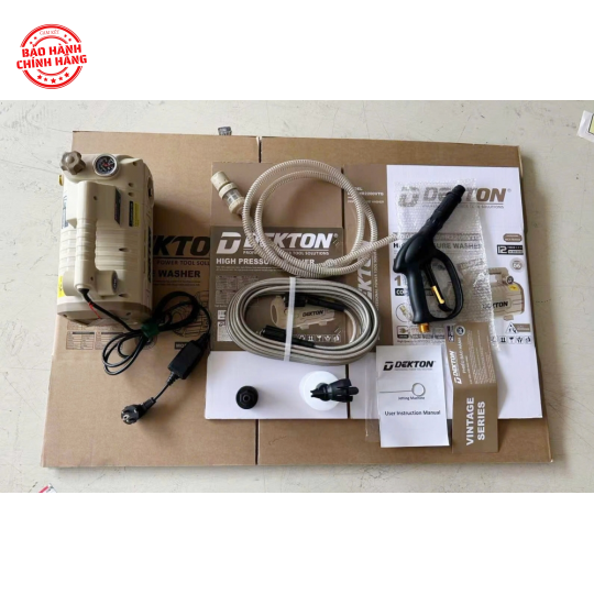 Máy xịt rửa áp lực Dekton DK-CWR2200VTG (Motor lõi đồng)