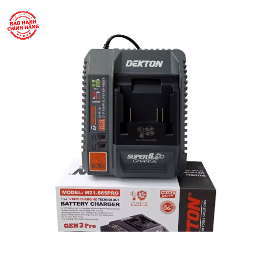 Đế sạc pin nhanh 21V Dekton M21-S65PRO