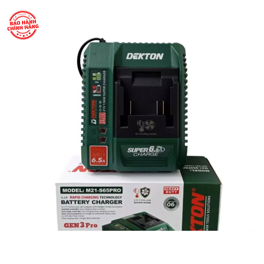 Đế sạc pin nhanh 21V Dekton M21-S65PRO