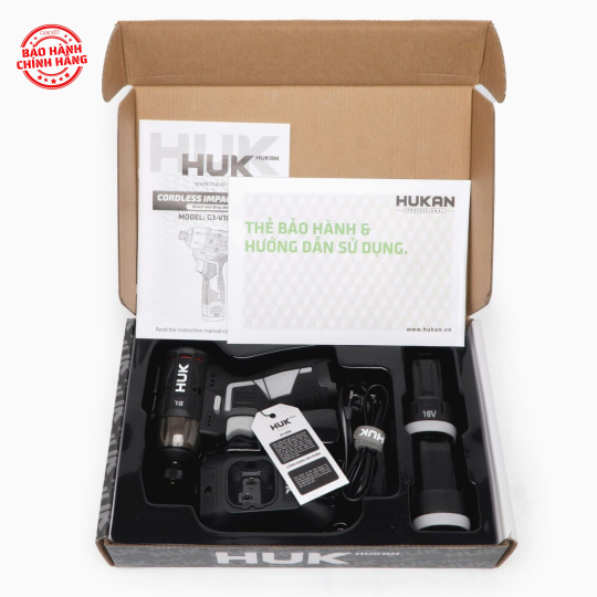 Máy chuyên vít búa Hukan (Gen 3) G3-V180LUX